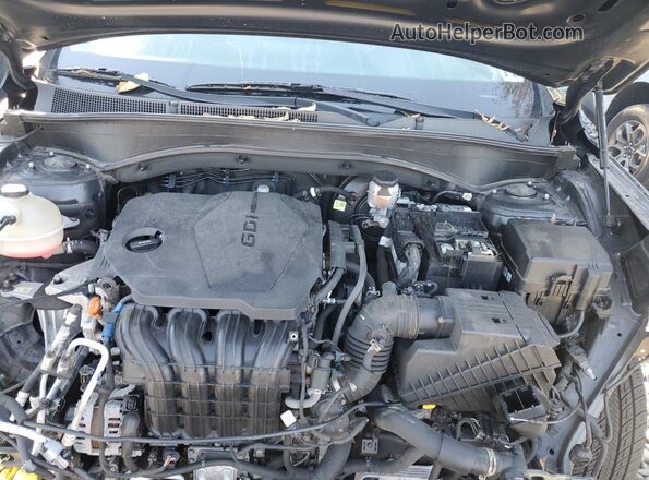 5NMS2DAJ9MH308694 2021 HYUNDAI SANTA Black Vista del compartimento del motor