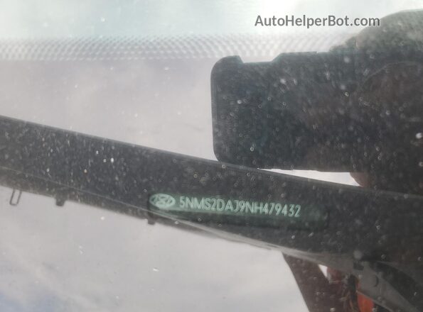 5NMS2DAJ9NH479432 2022 HYUNDAI SANTA Белый Панорамный вид салона 360°