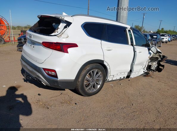 5NMS33AD6LH185310 2020 HYUNDAI SANTA FE Белый Задняя правая четверть