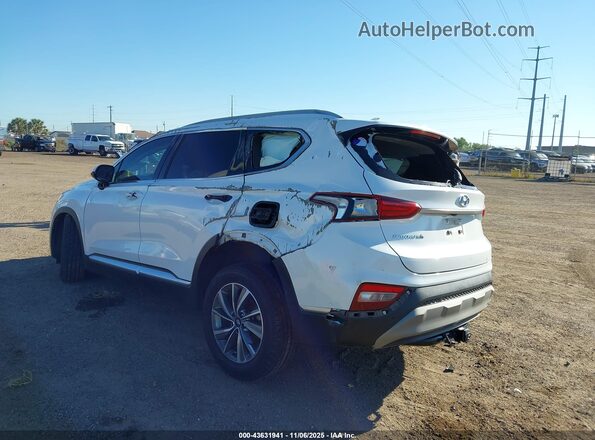 5NMS33AD6LH185310 2020 HYUNDAI SANTA FE Белый Задняя левая четверть