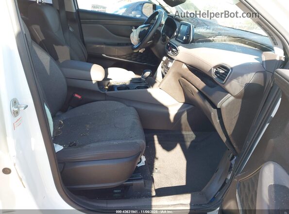 5NMS33AD6LH185310 2020 HYUNDAI SANTA FE Белый Вид салона спереди