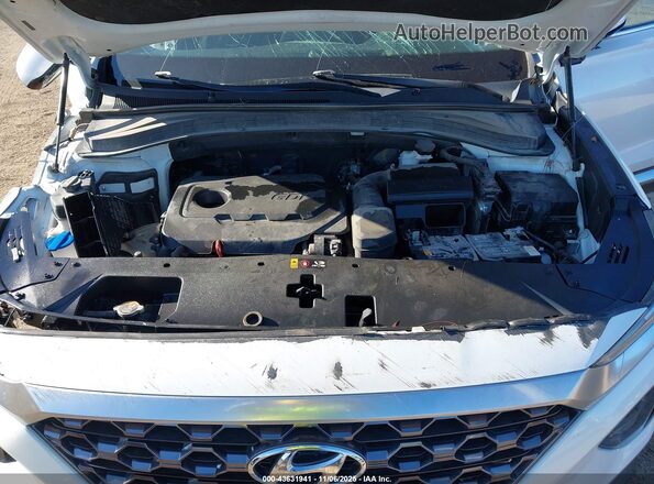 5NMS33AD6LH185310 2020 HYUNDAI SANTA FE Белый Вид сзади