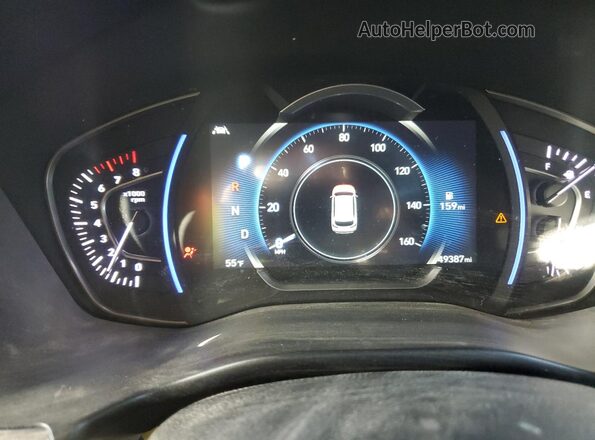 5NMS33AD7LH224051 2020 HYUNDAI SANTA Charcoal Vista del cuadro de instrumentos