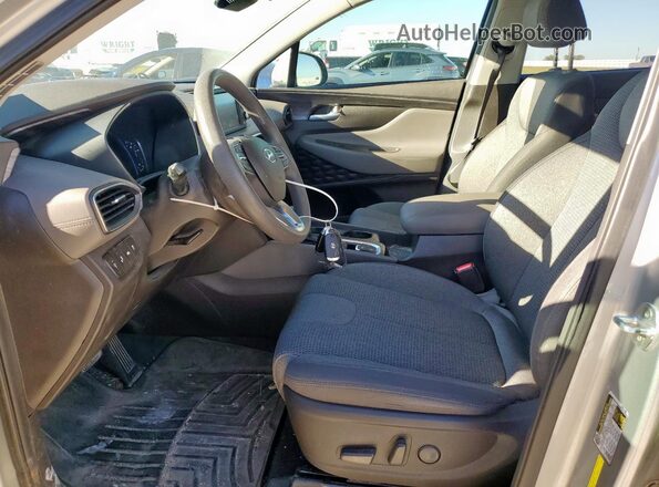 5NMS33ADXLH242222 2020 HYUNDAI SANTA Серебряный Вид салона спереди
