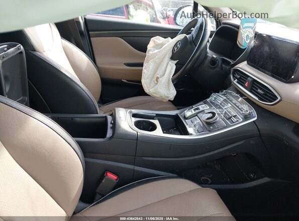 5NMS34AJ1NH463092 2022 HYUNDAI SANTA FE Black Vista interior delantera