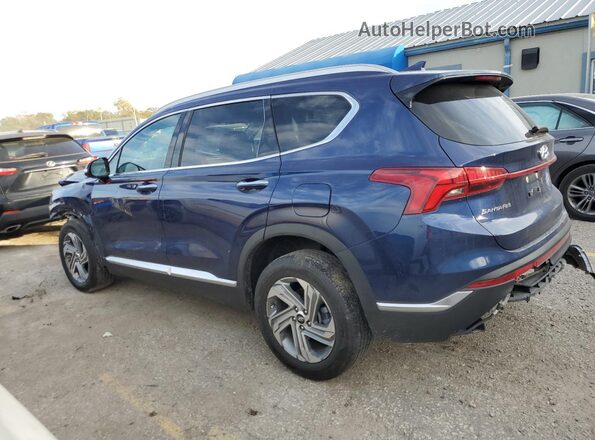 5NMS34AJ6NH418892 2022 HYUNDAI SANTA Синий Задняя левая четверть