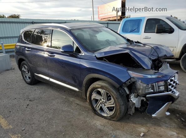 5NMS34AJ6NH418892 2022 HYUNDAI SANTA Синий Передняя правая четверть