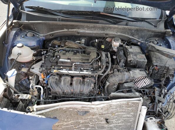 5NMS34AJ6NH418892 2022 HYUNDAI SANTA Синий Вид подкапотного пространства