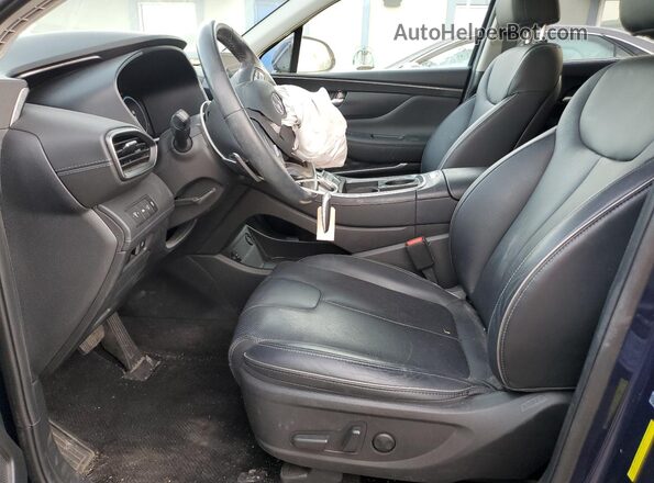 5NMS34AJ6NH418892 2022 HYUNDAI SANTA Синий Вид салона спереди