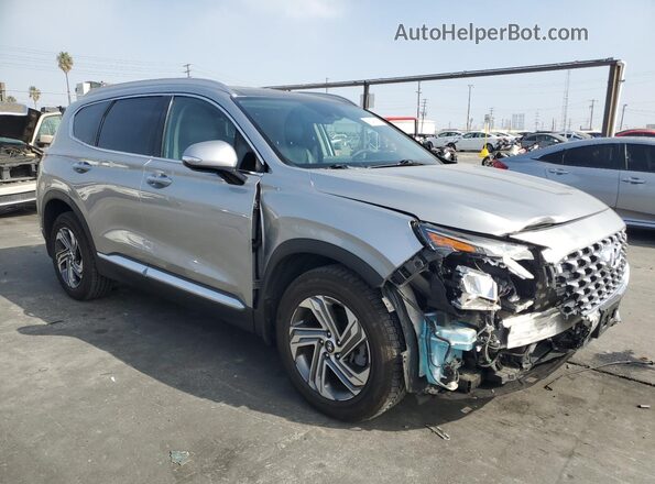5NMS34AJ8MH348889 2021 HYUNDAI SANTA Gray Front right