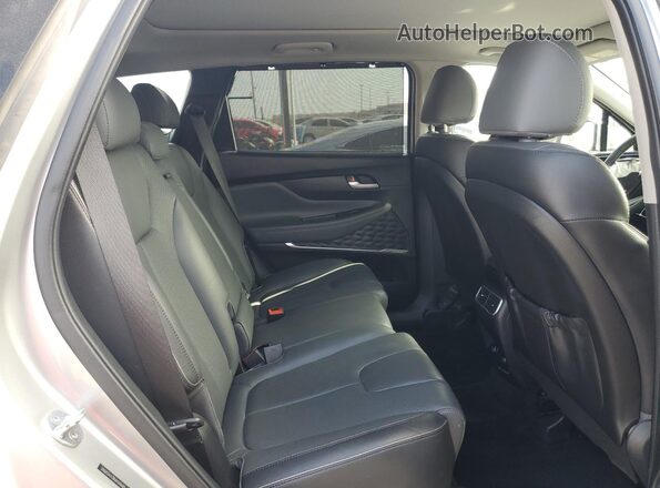 5NMS34AJ8MH348889 2021 HYUNDAI SANTA Gray Rear interior view
