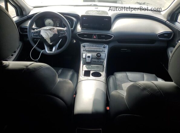 5NMS34AJ8MH348889 2021 HYUNDAI SANTA Gray Dashboard view