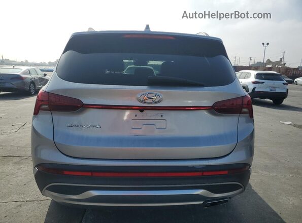 5NMS34AJ8MH348889 2021 HYUNDAI SANTA Gray Rear view