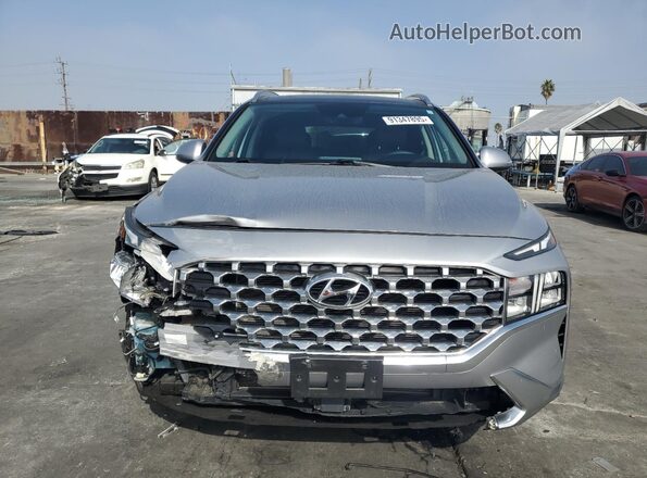 5NMS34AJ8MH348889 2021 HYUNDAI SANTA Gray Front view