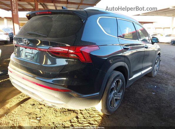 5NMS34AJ9MH310524 2021 HYUNDAI SANTA FE Black Հետևի աջ