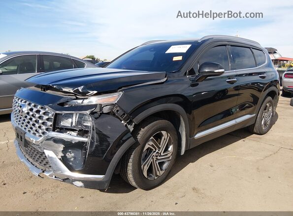 5NMS34AJ9NH419762 2022 HYUNDAI SANTA FE Черный Вид спереди