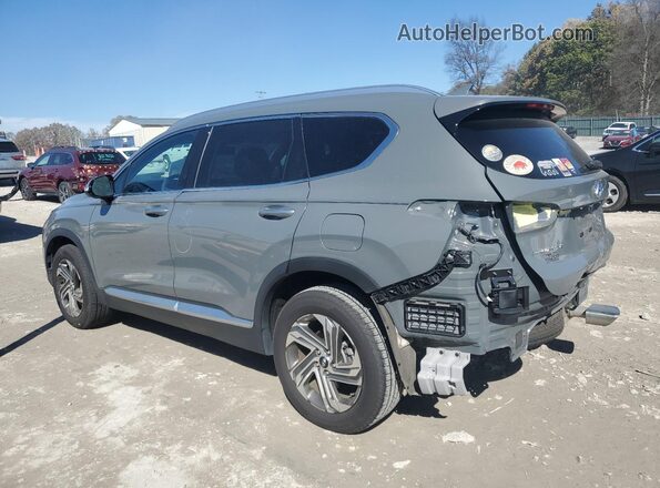 5NMS34AJXMH307535 2021 HYUNDAI SANTA Gray Trasero izquierdo