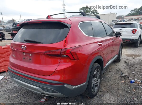 5NMS34AJXMH367928 2021 HYUNDAI SANTA FE Red Tył prawy