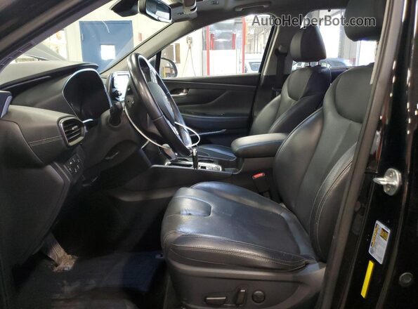 5NMS3CAA7LH290489 2020 HYUNDAI SANTA Black Widok wnętrza z przodu