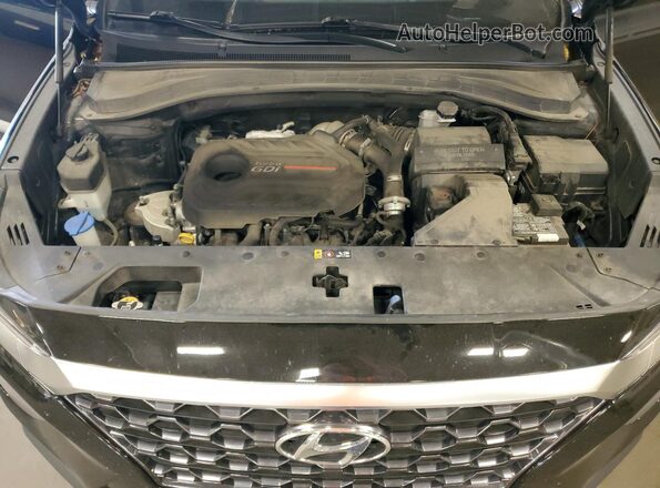 5NMS3CAA7LH290489 2020 HYUNDAI SANTA Black Widok komory silnika