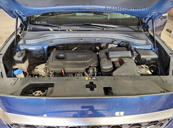 5NMS3CAD7LH298196 2020 HYUNDAI SANTA Blue Շարժիչի բաժամունքի տեսք