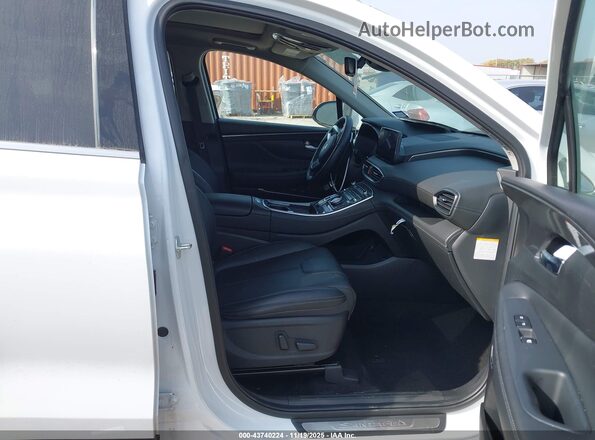 5NMS3DA17PH022229 2023 HYUNDAI SANTA FE HYBRID White წინა სალონის ხედი