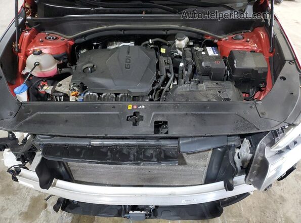 5NMS3DAJ0NH384917 2022 HYUNDAI SANTA Красный Вид подкапотного пространства