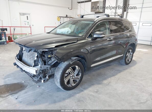 5NMS3DAJ1PH535797 2023 HYUNDAI SANTA FE Gray Vista tres cuartos delantera izquierda