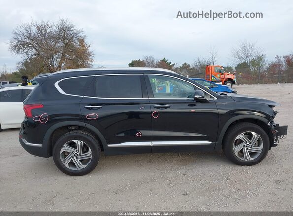 5NMS3DAJ4MH311127 2021 HYUNDAI SANTA FE Black Вид задньої частини салону
