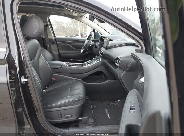 5NMS3DAJ4MH311127 2021 HYUNDAI SANTA FE Black Вид салону спереду