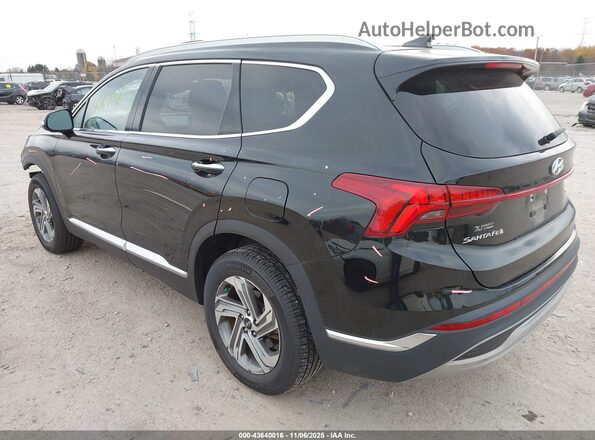 5NMS3DAJ4MH311127 2021 HYUNDAI SANTA FE Black Задня ліва чверть