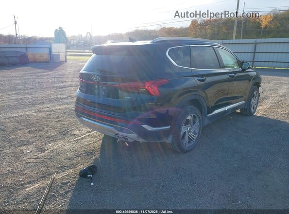 5NMS3DAJ5PH528528 2023 HYUNDAI SANTA FE Black Tył prawy