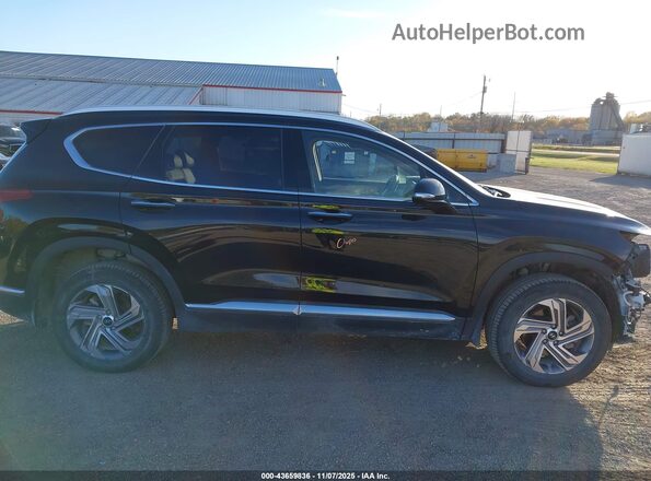 5NMS3DAJ5PH528528 2023 HYUNDAI SANTA FE Black Widok wnętrza 360 stopni