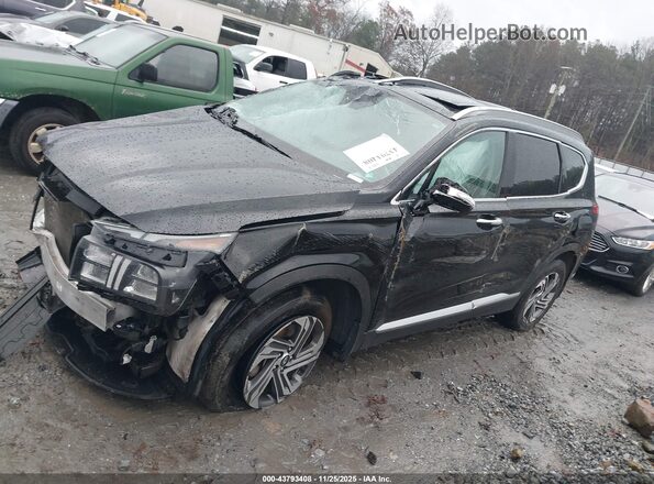5NMS3DAJ9NH452437 2022 HYUNDAI SANTA FE Black Панорамний вид салону 360°