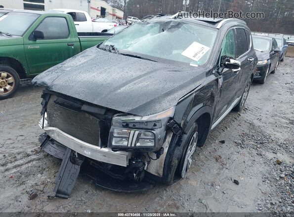 5NMS3DAJ9NH452437 2022 HYUNDAI SANTA FE Black Передня ліва чверть
