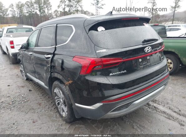 5NMS3DAJ9NH452437 2022 HYUNDAI SANTA FE Black Задня ліва чверть