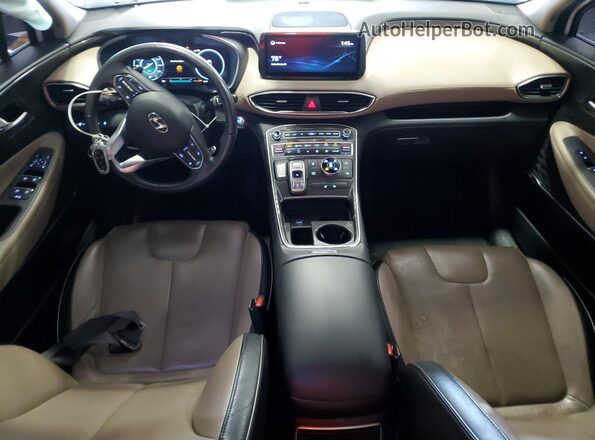 5NMS3DAJXMH346982 2021 HYUNDAI SANTA White Առջևի վահանակի տեսք