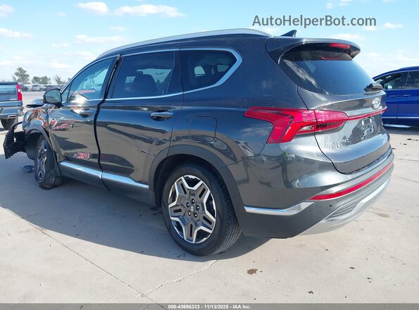 5NMS44AL1MH334038 2021 HYUNDAI SANTA FE Black Rear left