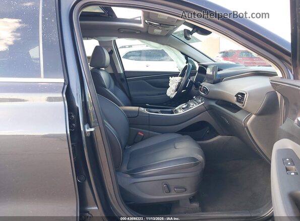 5NMS44AL1MH334038 2021 HYUNDAI SANTA FE Black Front interior view