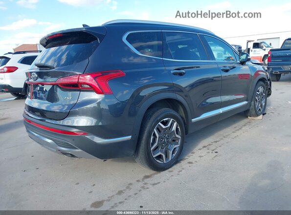 5NMS44AL1MH334038 2021 HYUNDAI SANTA FE Black Rear right