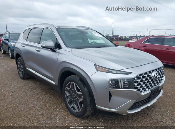 5NMS44AL6MH335539 2021 HYUNDAI SANTA FE Silver წინა ხედი