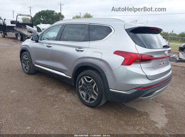 5NMS44AL6MH335539 2021 HYUNDAI SANTA FE Silver უკანა მარცხენა
