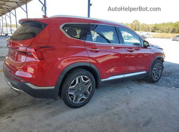 5NMS44AL8MH336336 2021 HYUNDAI SANTA Red 