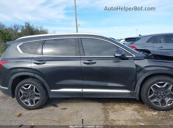 5NMS44AL9MH333185 2021 HYUNDAI SANTA FE Black Սալոնի 360 աստիճան տեսք