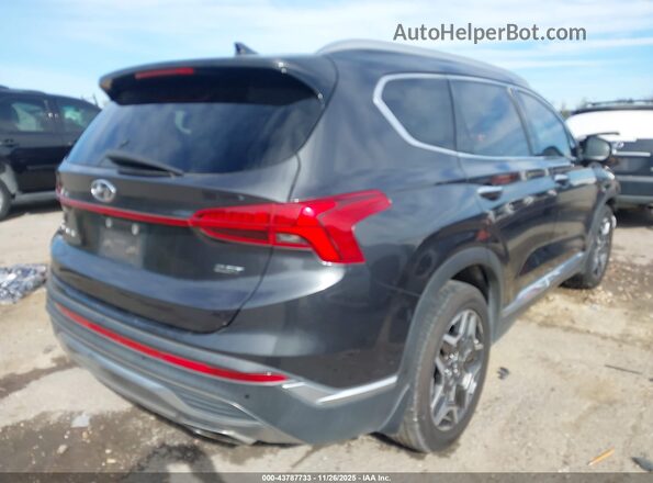 5NMS44AL9MH333185 2021 HYUNDAI SANTA FE Black Հետևի աջ
