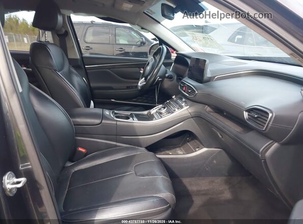 5NMS44AL9MH333185 2021 HYUNDAI SANTA FE Black Սալոնի դիմացի տեսք