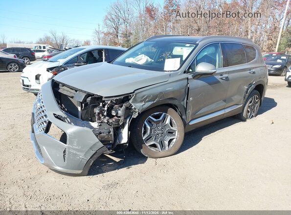 5NMS4DAL0NH462675 2022 HYUNDAI SANTA FE Gray Przód lewy