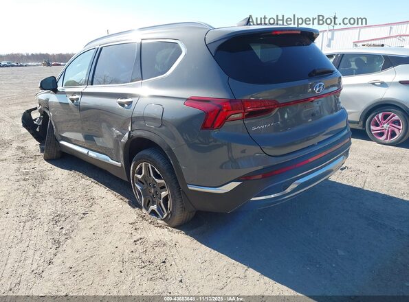 5NMS4DAL0NH462675 2022 HYUNDAI SANTA FE Gray Tył lewy