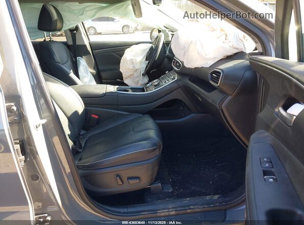 5NMS4DAL0NH462675 2022 HYUNDAI SANTA FE Gray Widok wnętrza z przodu