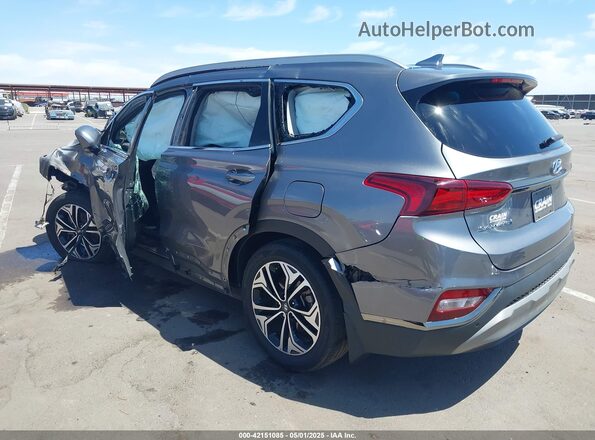 5NMS53AA5LH171401 2020 HYUNDAI SANTA FE Gray Trasero izquierdo